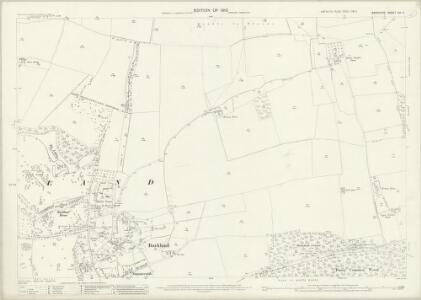Berkshire VIII.4 (includes: Buckland; Hinton Waldrist; Pusey) - 25 Inch Map