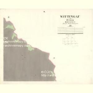 Wittingau - c8043-1-009 - Kaiserpflichtexemplar der Landkarten des stabilen Katasters