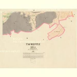 Tschepitz - c0853-1-003 - Kaiserpflichtexemplar der Landkarten des stabilen Katasters
