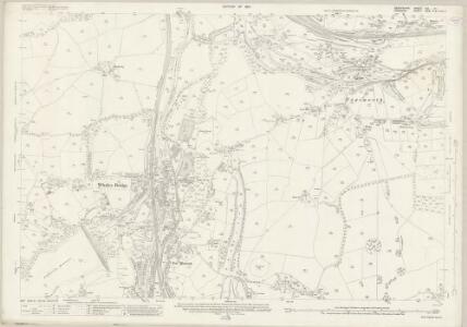 Derbyshire VIII.11 (includes: Chapel en le Frith; Chinley Bugsworth and Brownside; Whaley Bridge) - 25 Inch Map