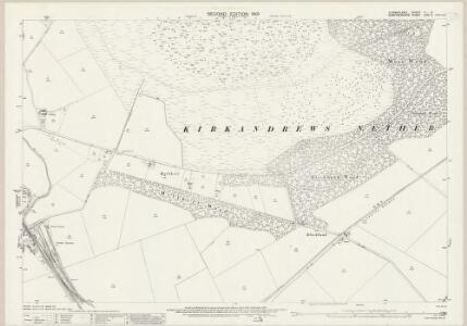 Cumberland X.5 (includes: Kirkandrews) - 25 Inch Map