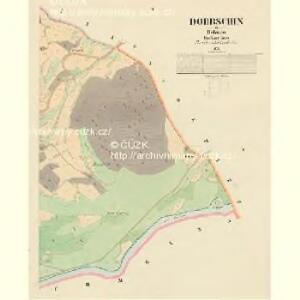 Dobrschin - c1199-1-002 - Kaiserpflichtexemplar der Landkarten des stabilen Katasters