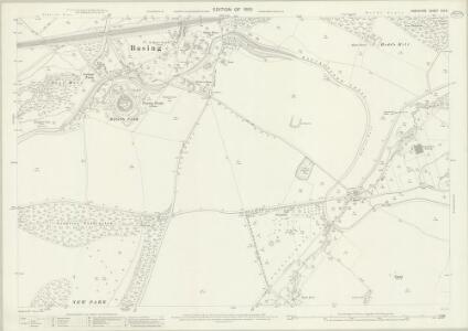 Hampshire and Isle of Wight XIX.5 (includes: Basing; Mapledurwell and Up Nately) - 25 Inch Map