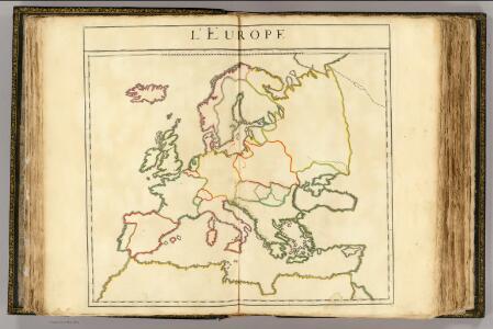 L'Europe (nom, maison, religion, etc. des souverains - outline)