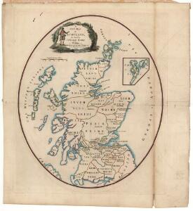A new map of Scotland for ladies needlework.