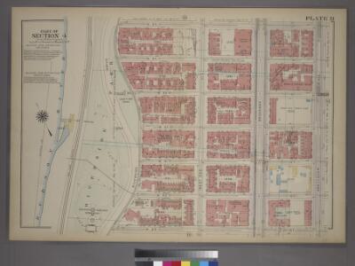 Plate 11, Part of Section 4: [Bounded by W. 95th Street, Amsterdam Avenue, W. 89th Street and (Riverside Park) Riverside Drive.]