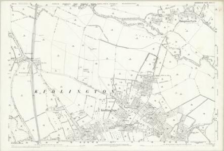 Oxfordshire XXVII.10 (includes: Begbroke; Hampton Gay and Poyle; Kidlington; Thrup) - 25 Inch Map