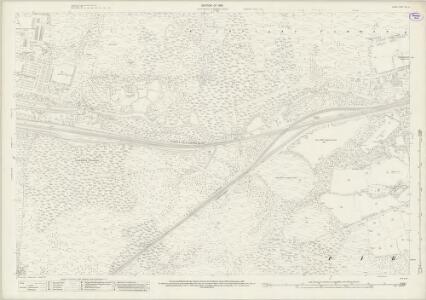 Surrey XVI.13 (includes: Pirbright) - 25 Inch Map