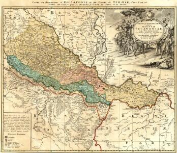 Tabvla Geographica exhibens Regnvm Sclavoniae cum Syrmii Ducatu Ex mappa grandiori desumta et in lucem