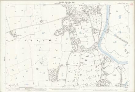 Cheshire XLVI.7 (includes: Buerton; Eaton; Eccleston; Huntington) - 25 Inch Map