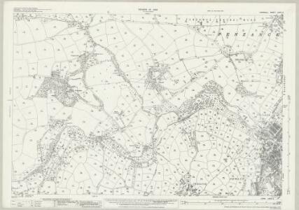 Cornwall LXXIV.5 (includes: Madron; Paul; Penzance; Sancreed) - 25 Inch Map