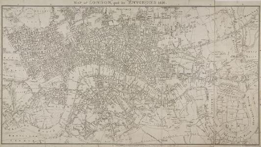 MAP of LONDON and its ENVIRONS 209