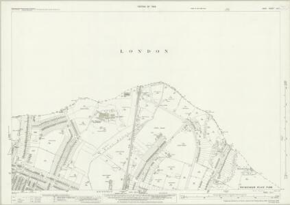 Kent VII.11 (includes: Beckenham; Lewisham) - 25 Inch Map