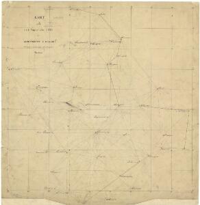 Trigonometrisk grunnlag, Squelet-Cart 43: Kart over de i Sommeren 1847 trigonometrisk bestemte Punkter