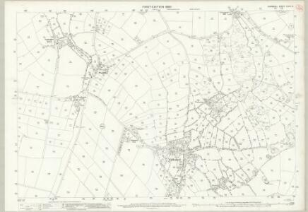 Cornwall XLVIII.14 (includes: Perranzabuloe) - 25 Inch Map