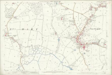 Suffolk LXXXVII.3 (includes: East Bergholt; Stratford St Mary) - 25 Inch Map