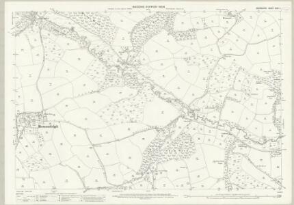 Devon XXXII.2 (includes: Kings Nympton; Mariansleigh; Romansleigh) - 25 Inch Map