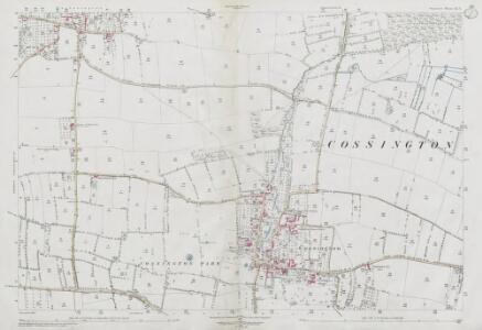 Somerset LI.1 (includes: Bawdrip; Cossington; Woolavington) - 25 Inch Map