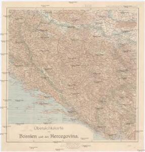 Übersichtskarte von Bosnien und der Hercegovina