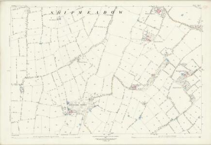 Suffolk IX.13 (includes: Barsham; Ilketshall St Andrew; Ilketshall St John; Mettingham; Shipmeadow) - 25 Inch Map