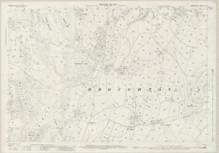 Lancashire VI.8 (includes: Broughton West; Dunnerdale With Seathwaite) - 25 Inch Map
