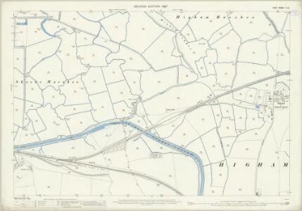 Kent XI.5 (includes: Higham; Shorne) - 25 Inch Map