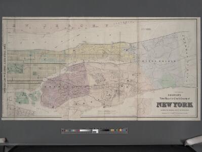 Colton's new map of the city and county of New York [North and South of 93rd St.] including the extension north of the Harlem River.