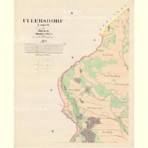 Ullersdorf (Losyn) - m3325-1-002 - Kaiserpflichtexemplar der Landkarten des stabilen Katasters