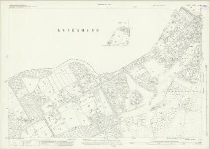 Surrey X.6 & 2 (includes: Chobham; Sunningdale; Sunninghill; Windlesham) - 25 Inch Map