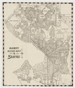 Handy guide map of Seattle