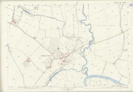 Warwickshire XLIII.13 (includes: Bidford on Avon; Cleeve Priors; Salford Priors) - 25 Inch Map