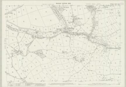 Cornwall XXIX.11 (includes: Callington; Calstock; St Dominick) - 25 Inch Map