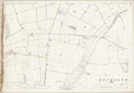Norfolk LXXXIV.4 (includes: Carbrooke; Caston; Griston; Rocklands; Scoulton) - 25 Inch Map
