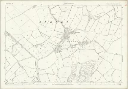 Buckinghamshire XIII.3 (includes: Akeley; Foscott; Leckhampstead; Maids Moreton) - 25 Inch Map