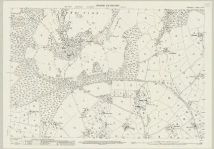 Cornwall LXIV.15 (includes: Mylor; St Gluvias) - 25 Inch Map