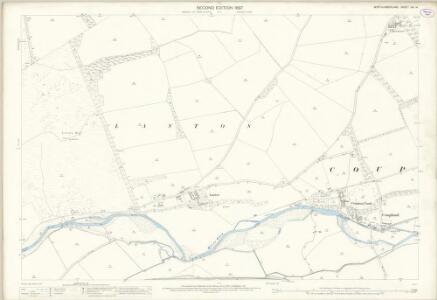 Northumberland (Old Series) XIV.14 (includes: Coupland; Kirknewton; Lanton; Yeavering) - 25 Inch Map