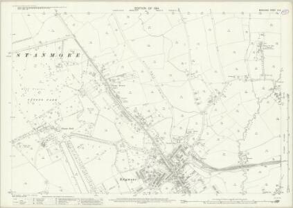 Middlesex VI.13 (includes: Harrow; Hendon) - 25 Inch Map