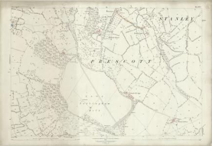 Gloucestershire XX.5 (includes: Gotherington; Prescott; Southam; Woodmancote) - 25 Inch Map