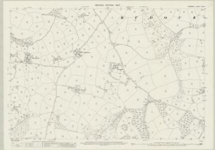 Cornwall LXXI.14 (includes: Budock; Constantine; Mabe; Mawnan) - 25 Inch Map