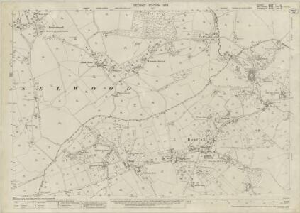 Dorset I.10 (includes: Bourton; Cucklington; Penselwood; Silton; Zeals) - 25 Inch Map