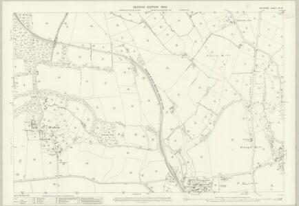 Wiltshire XVI.13 (includes: Chisledon; Liddington; Swindon) - 25 Inch Map