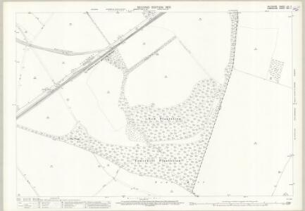 Wiltshire LXI.7 (includes: Allington; Newton Toney; over Wallop) - 25 Inch Map