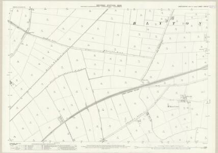 Lincolnshire XXXV.13 (includes: Blyton; Thonock) - 25 Inch Map
