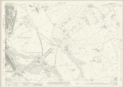 Lancashire LXIV.7 (includes: Burnley; Cliviger; Habergham Eaves; Worsthorne With Hurstwood) - 25 Inch Map