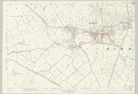 Warwickshire XL.9 (includes: Chesterton; Harbury) - 25 Inch Map