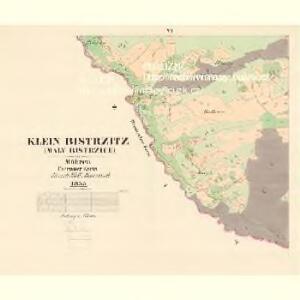 Klein Bistrzitz (Maly Bistrzice) - m1682-1-005 - Kaiserpflichtexemplar der Landkarten des stabilen Katasters