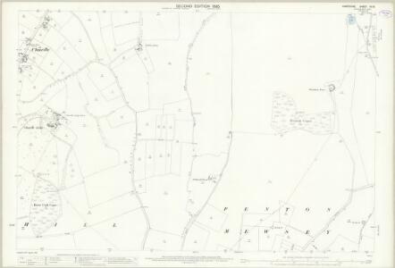 Hampshire and Isle of Wight XV.15 (includes: Andover; Penton Grafton; Penton Mewsey; Tangley) - 25 Inch Map
