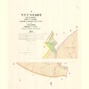 Neustadt (Hunzow) - m3228-1-001 - Kaiserpflichtexemplar der Landkarten des stabilen Katasters