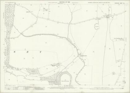 Berkshire IX.5 (includes: Charney Bassett; Hinton Waldrist; Longworth; Pusey) - 25 Inch Map