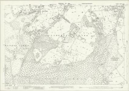 Surrey XII.14 (includes: Esher) - 25 Inch Map